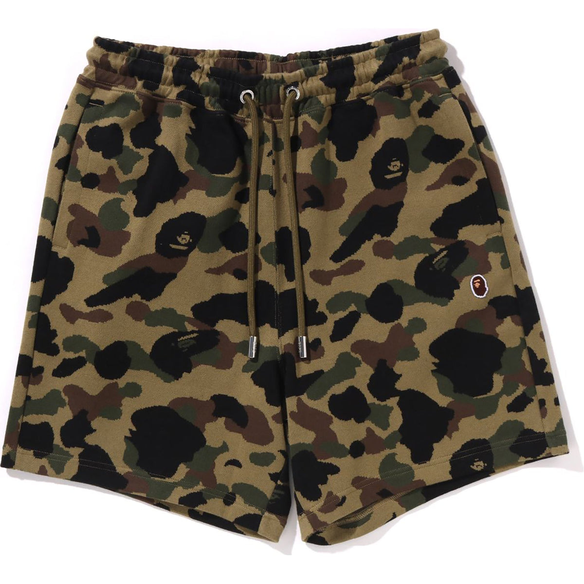 1ST CAMO JACQUARD ONE POINT RELAXED FIT SWEAT SHORTS MENS