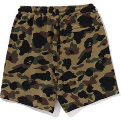 1ST CAMO JACQUARD ONE POINT RELAXED FIT SWEAT SHORTS MENS