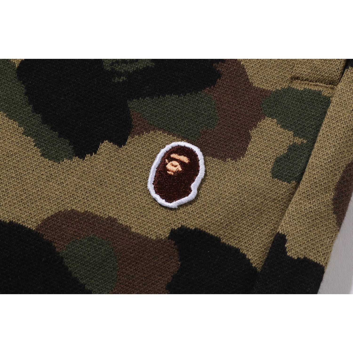 1ST CAMO JACQUARD ONE POINT RELAXED FIT SWEAT SHORTS MENS