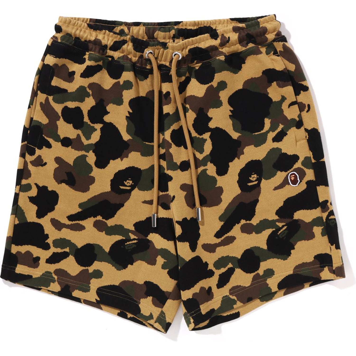 1ST CAMO JACQUARD ONE POINT RELAXED FIT SWEAT SHORTS MENS