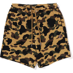 1ST CAMO JACQUARD ONE POINT RELAXED FIT SWEAT SHORTS MENS