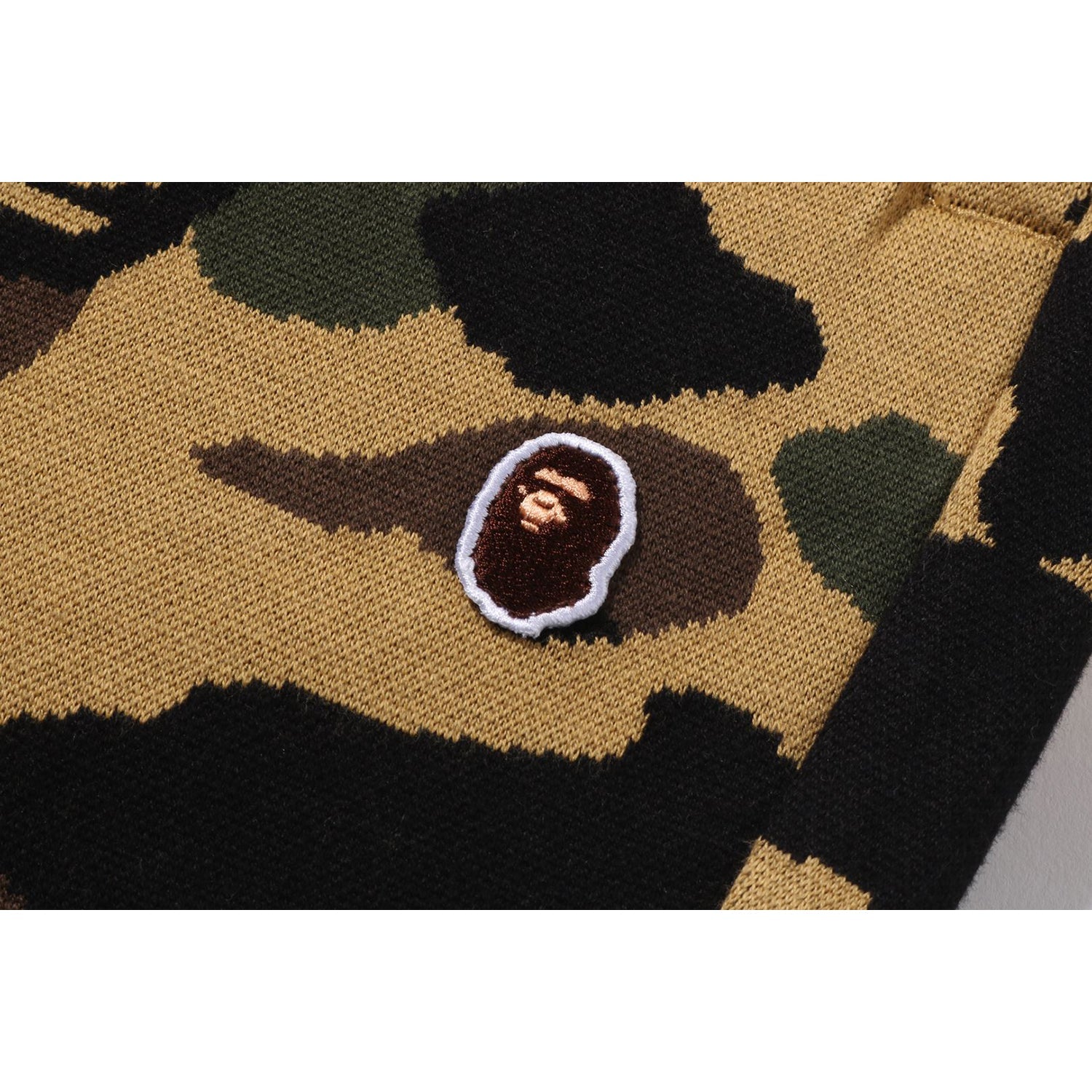 1ST CAMO JACQUARD ONE POINT RELAXED FIT SWEAT SHORTS MENS