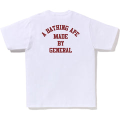 A BATHING APE LETTERED TEE MENS
