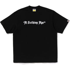A BATHING APE LOGO RELAXED FIT TEE MENS