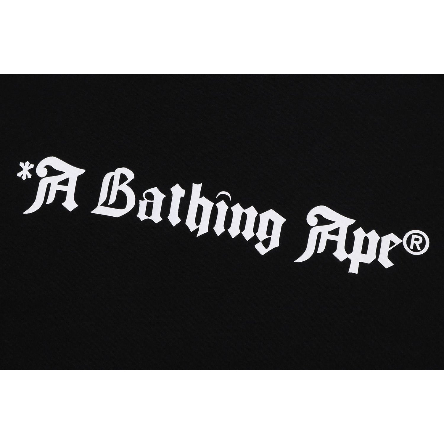 A BATHING APE LOGO RELAXED FIT TEE MENS