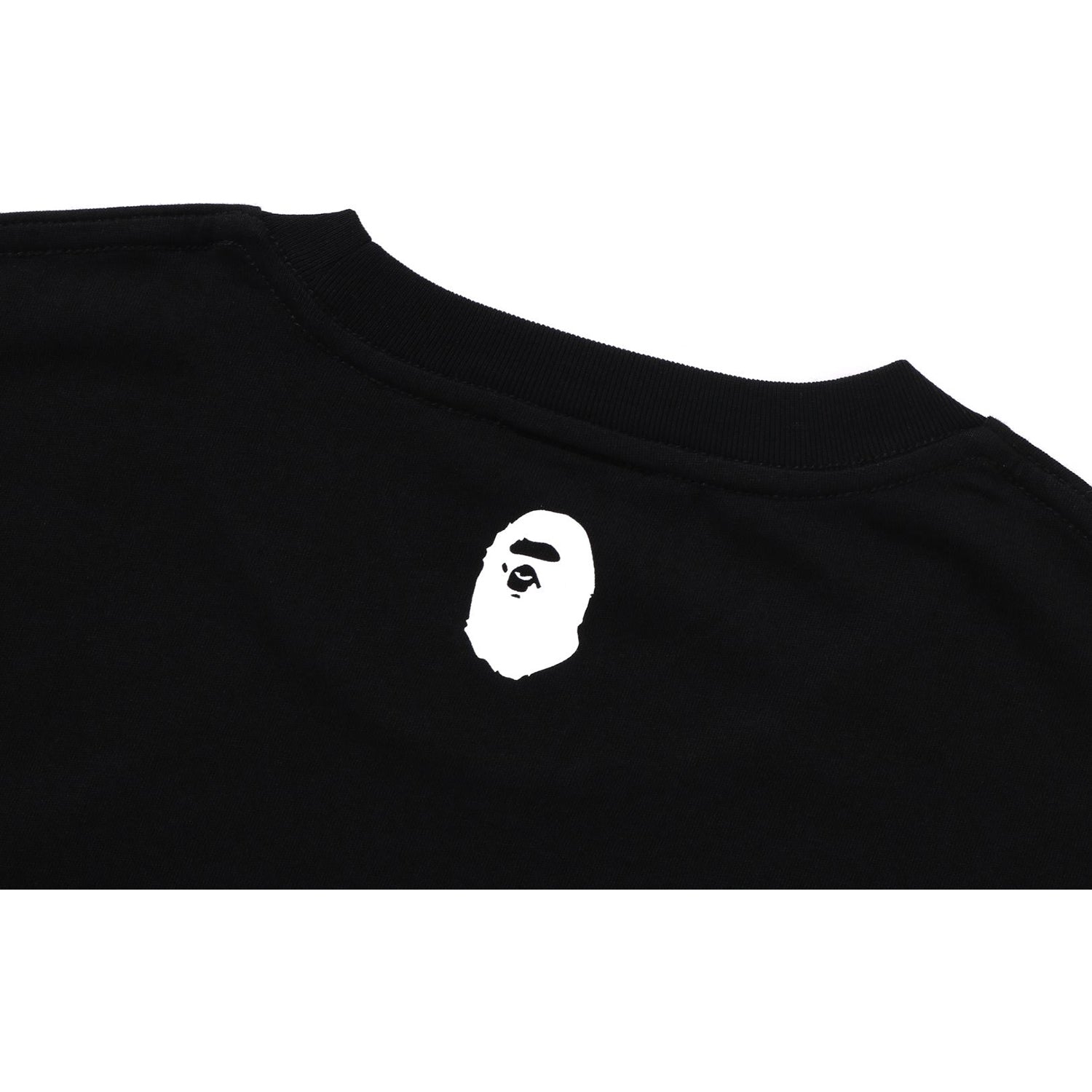 A BATHING APE LOGO RELAXED FIT TEE MENS