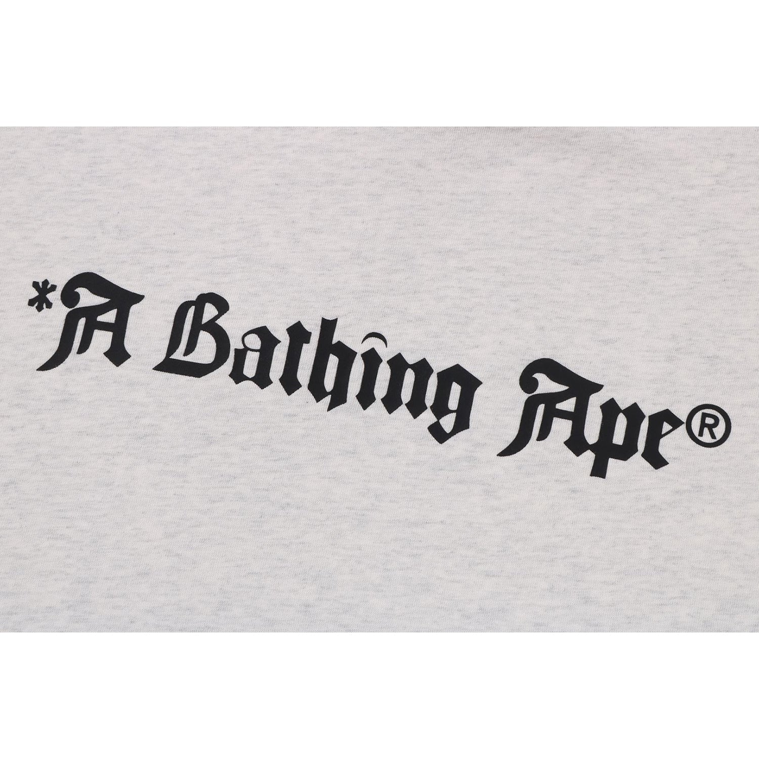 A BATHING APE LOGO RELAXED FIT TEE MENS