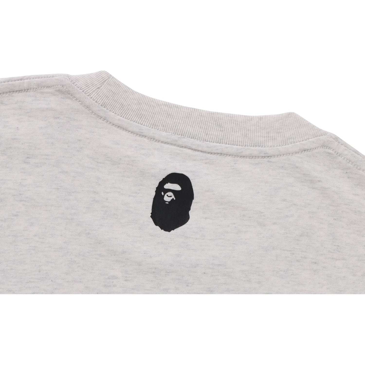 A BATHING APE LOGO RELAXED FIT TEE MENS