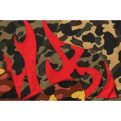 1ST CAMO UPCYCLED RELAXED FIT FULL ZIP HOODIE MENS