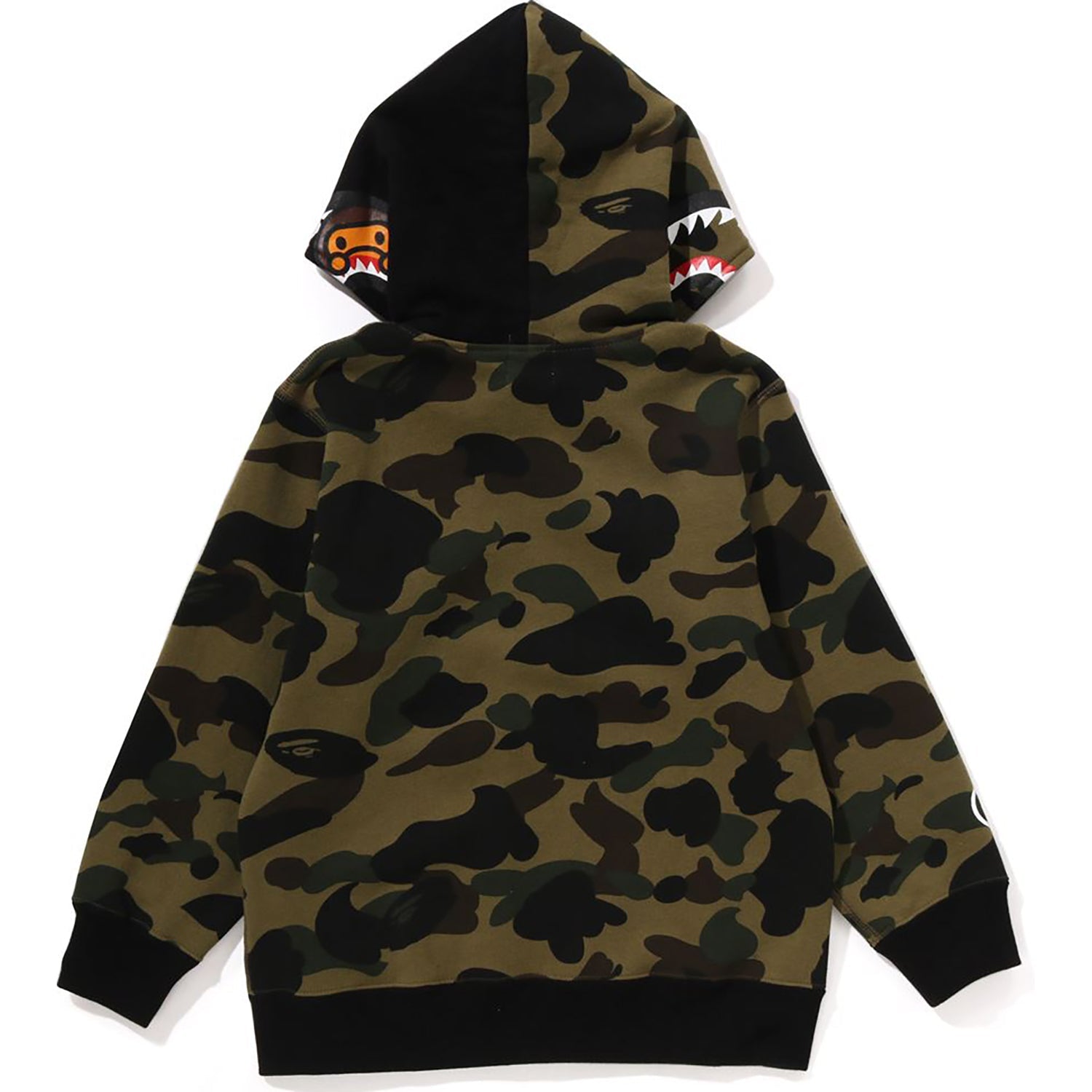 1ST CAMO MILO SHARK ZIP HOODIE KIDS
