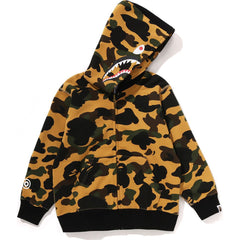 1ST CAMO MILO SHARK ZIP HOODIE KIDS