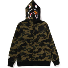 1ST CAMO MILO SHARK ZIP HOODIE JR KIDS