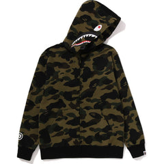 1ST CAMO MILO SHARK ZIP HOODIE JR KIDS