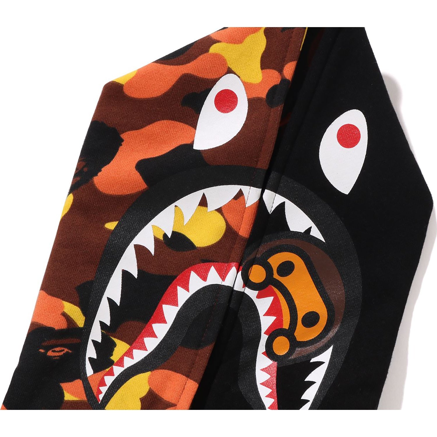 1ST CAMO MILO SHARK ZIP HOODIE JR KIDS