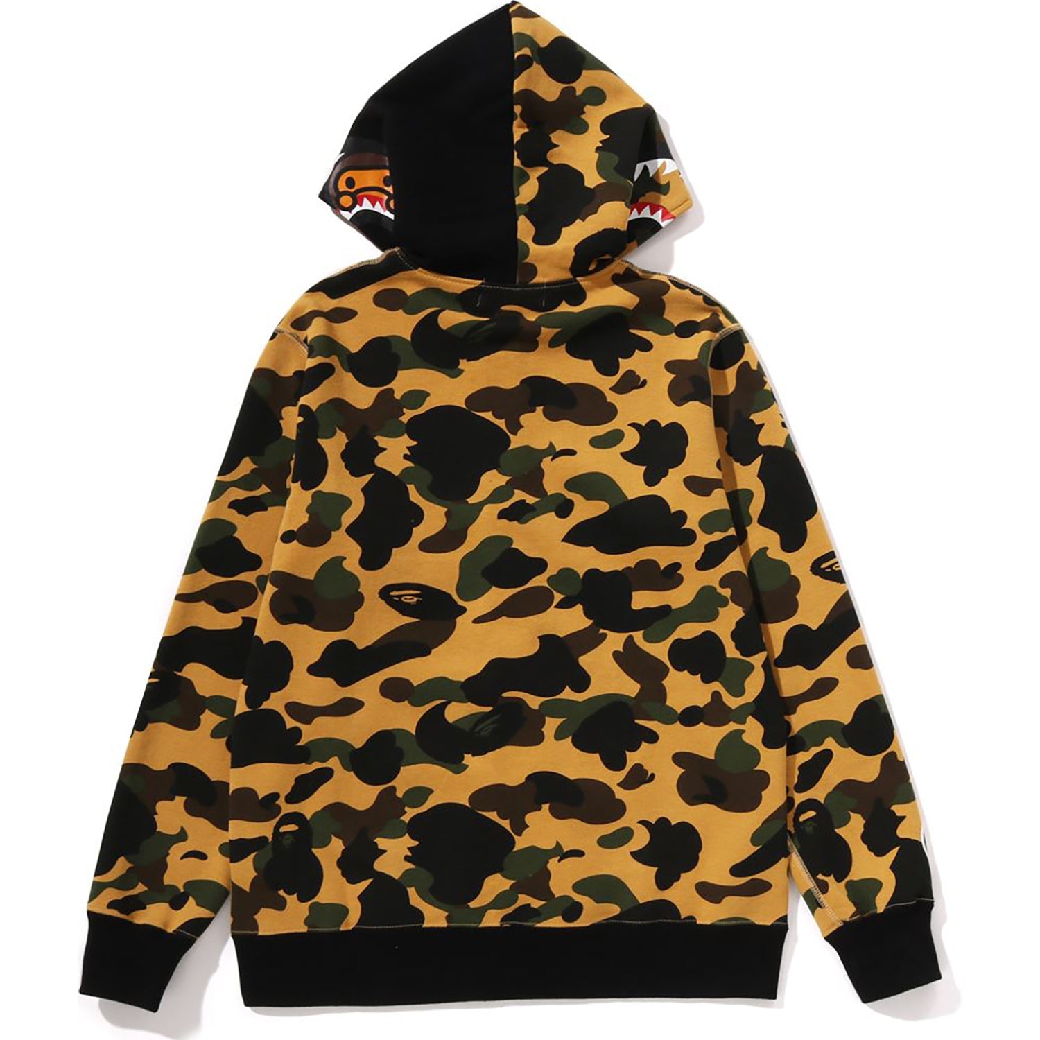 1ST CAMO MILO SHARK ZIP HOODIE JR KIDS
