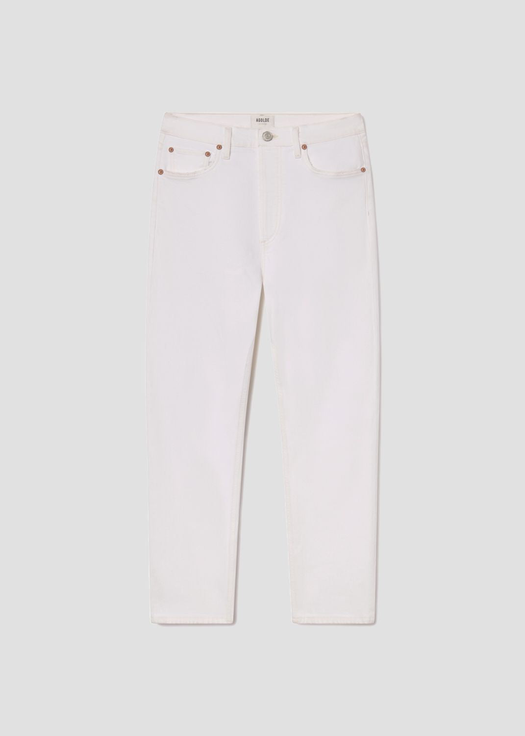90's Pinch Waist High Rise Straight in Marshmellow