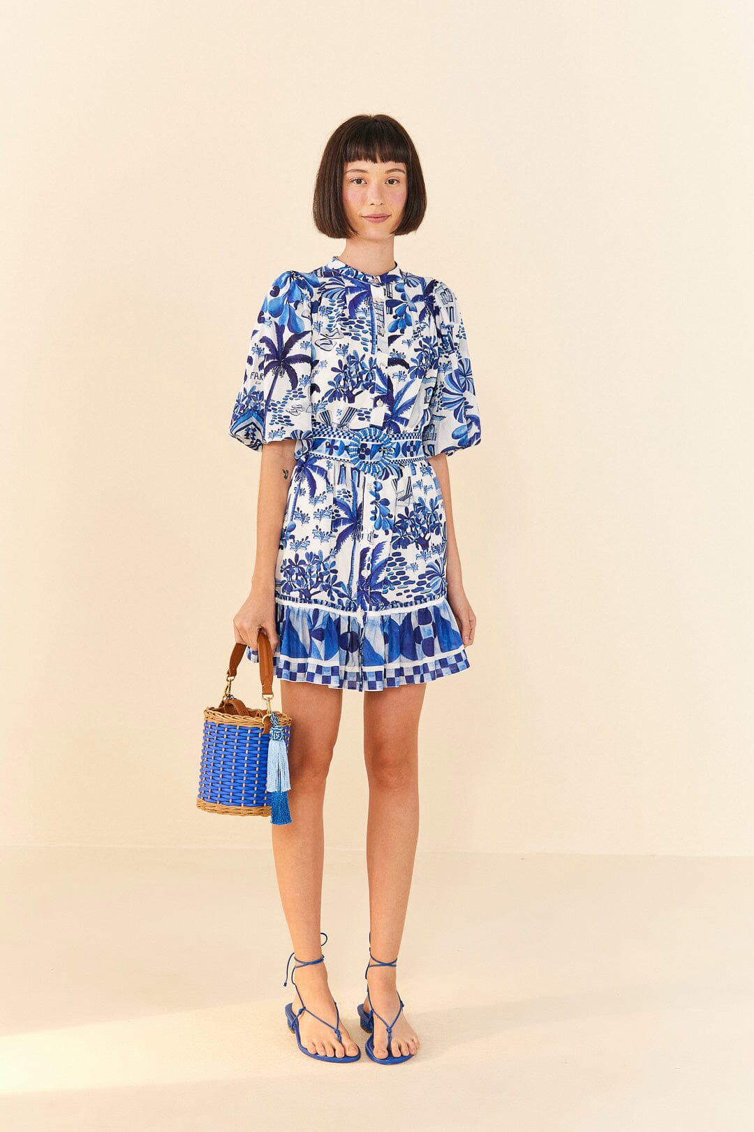 Sweet Rio Puff Sleeve Mini Dress
