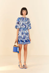 Sweet Rio Puff Sleeve Mini Dress