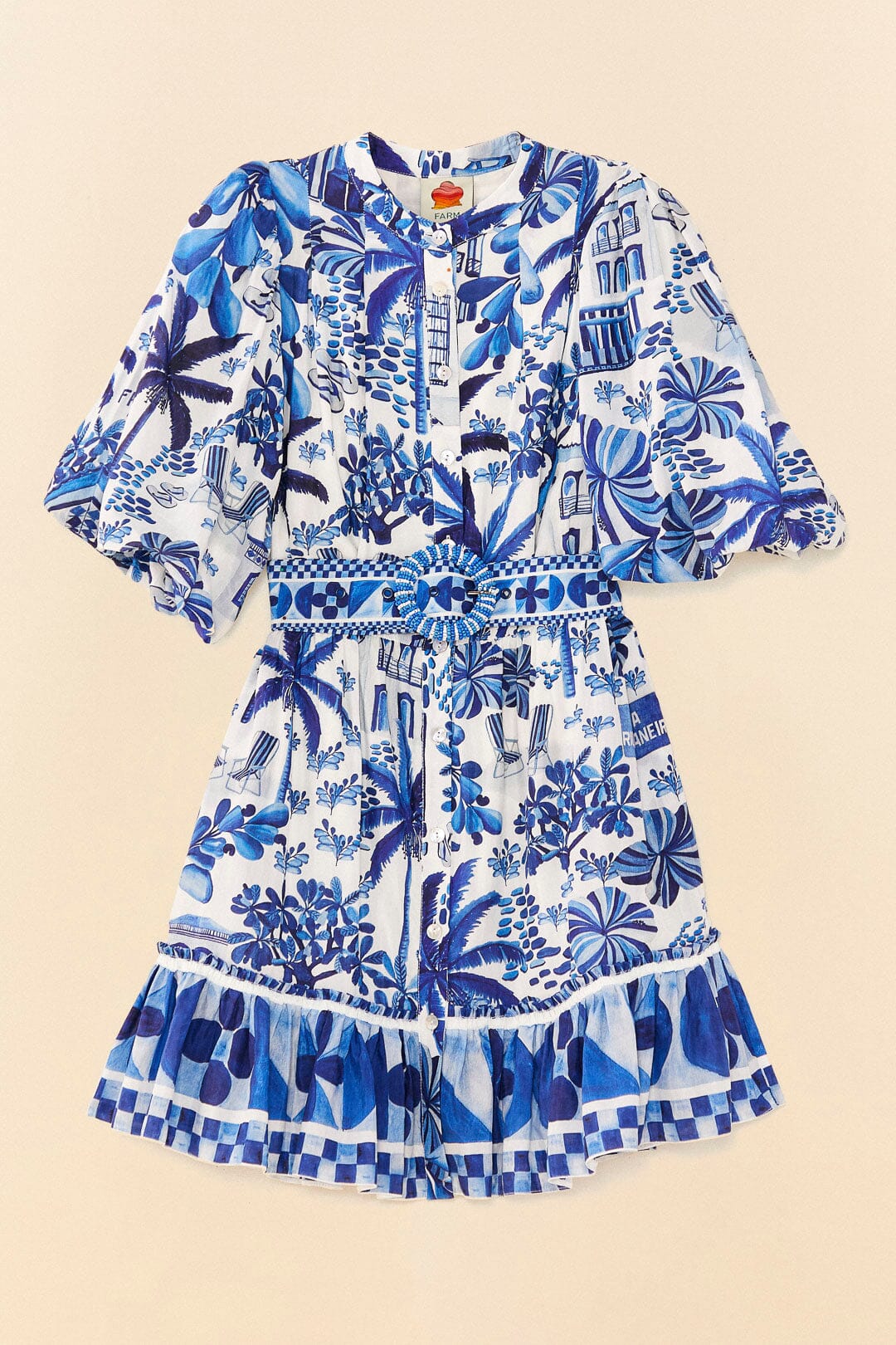 Sweet Rio Puff Sleeve Mini Dress