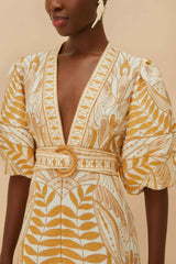 Off-White Lace Nature LENZING™ ECOVERO™ Euroflax™ Mini Dress