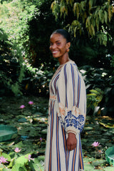 Off-White Pineapple Deco Maxi Dress