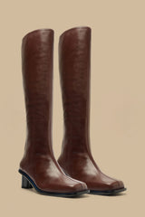 Knee High Square Toe Boot