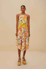 Guaragarden Euroflax™ Premium Linen Sleeveless Midi Dress