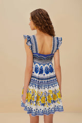 Off-White Zuli Organic Cotton Mini Dress