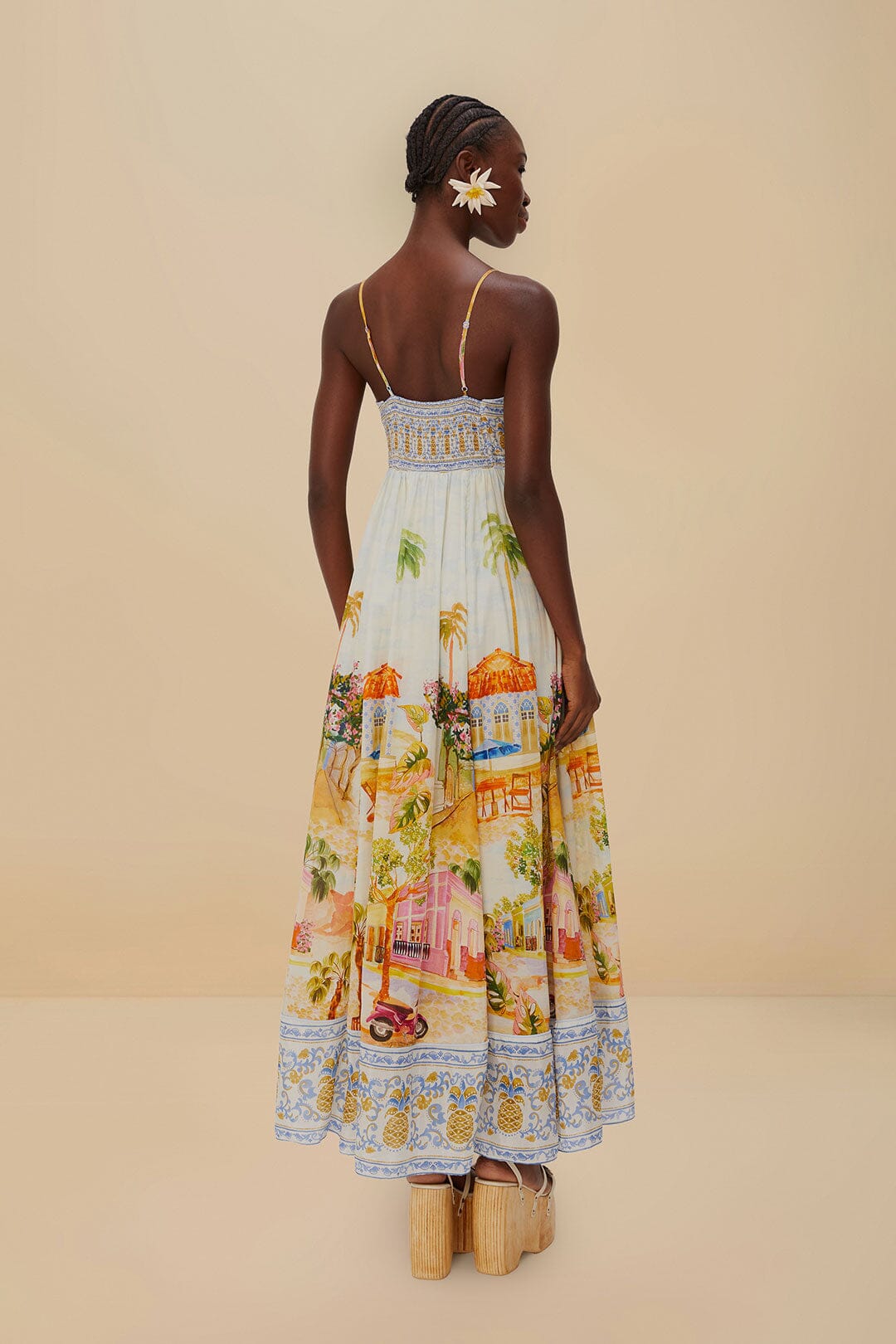 Multicolor Aracati Maxi Dress