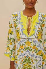 Off-White Sicily LENZING™ ECOVERO™ Euroflax™ Mini Dress