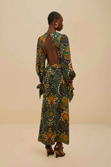 Black Jaipur LENZING™ ECOVERO™ Viscose Maxi Dress