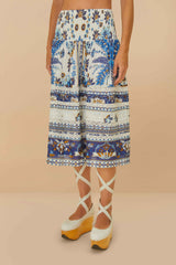 Off-White Ana Tapestry Organic Cotton Midi Skirt