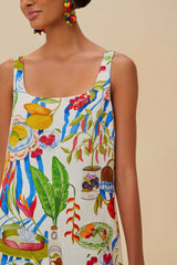 Off-White Fresh Table Euroflax™ Premium Linen Mini Dress