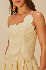 Off-White Lea LENZING™ ECOVERO™ Euroflax™ Mini Dress