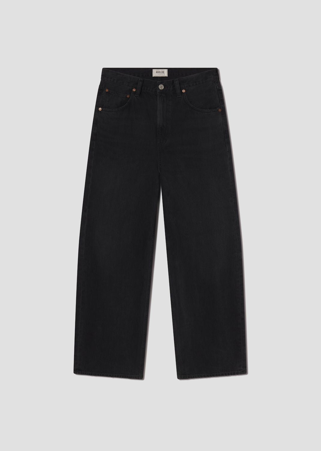 Low Curve Jean in Black Tar