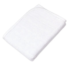 Organic Cotton Matelassé Reversible Receiving Blanket