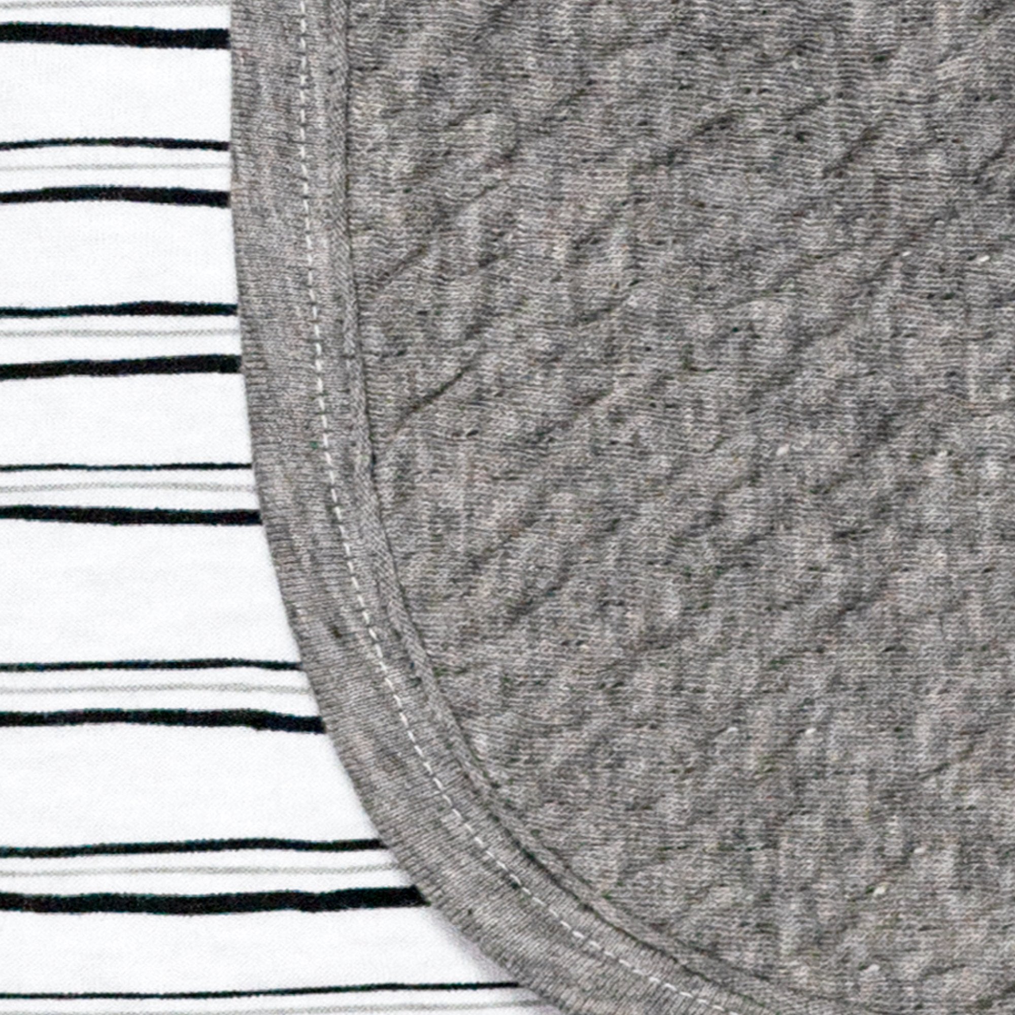 Organic Cotton Matelassé Reversible Receiving Blanket