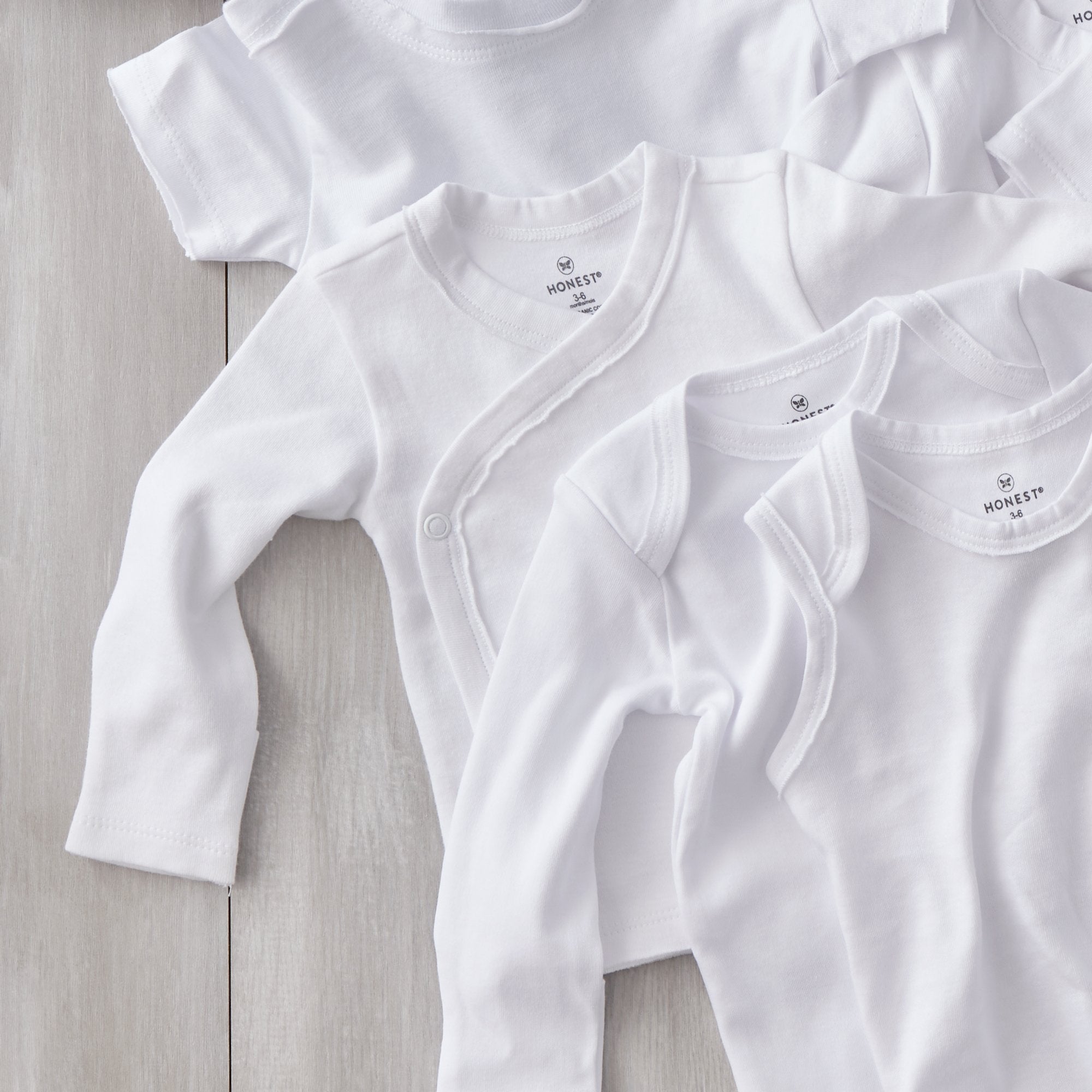 5-Pack Organic Cotton Sleeveless Bodysuits