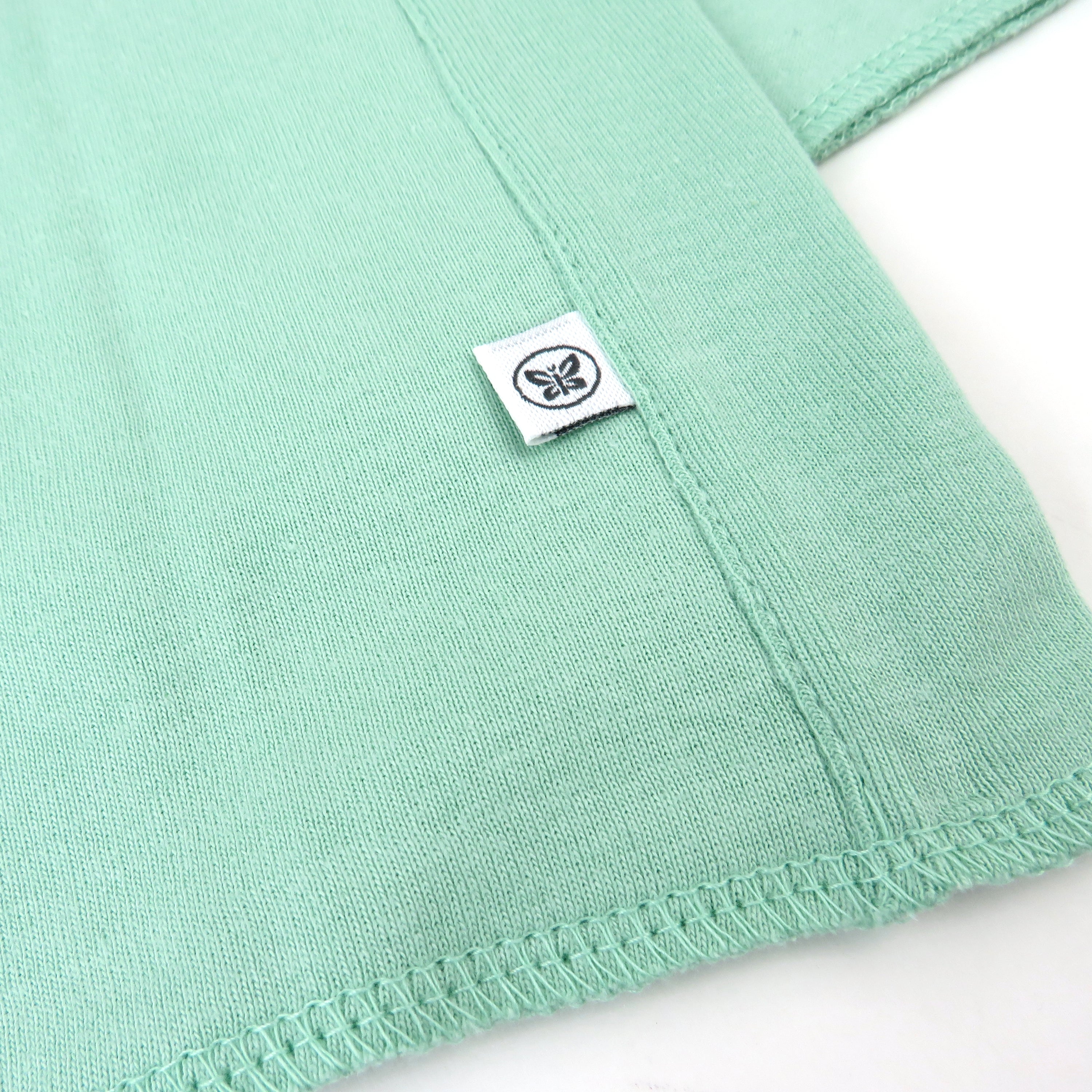 20-Pack Organic Cotton Long Sleeve Bodysuit & Knit Tri-fold Burp Cloth Bundle