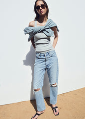 90's Mid Rise Straight in Alter
