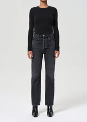 90's Pinch Waist High Rise Straight in Hitch