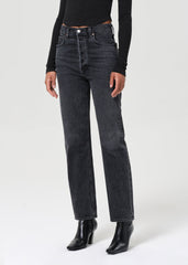 90's Pinch Waist High Rise Straight in Hitch