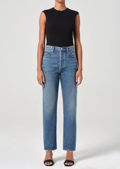 90's Pinch Waist High Rise Straight in Essence