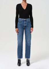 90's Pinch Waist High Rise Straight in Range