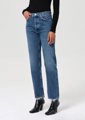 90's Pinch Waist High Rise Straight in Range