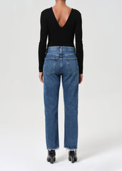 90's Pinch Waist High Rise Straight in Range