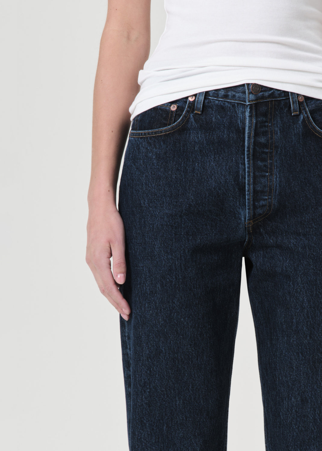 90's Pinch Waist High Rise Straight in Pendulum