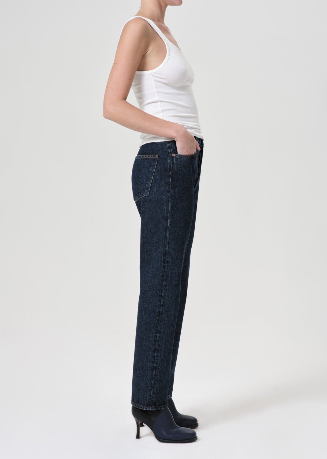 90's Pinch Waist High Rise Straight in Pendulum