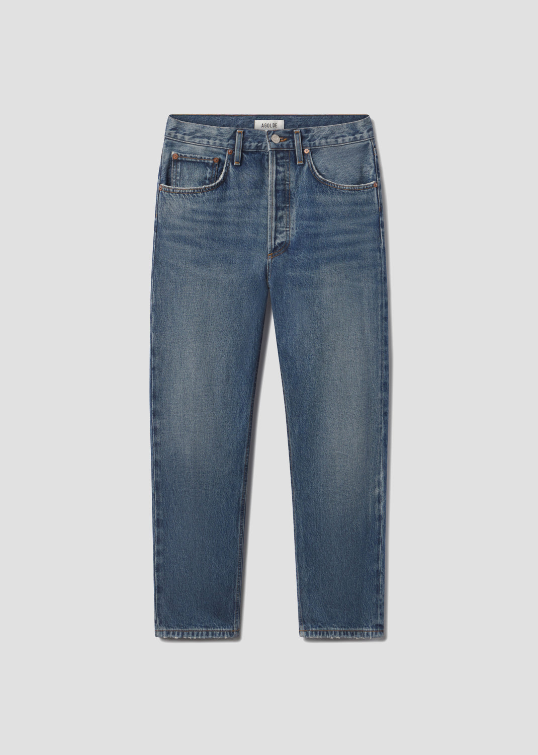 90's Crop Mid Rise Straight in Essence