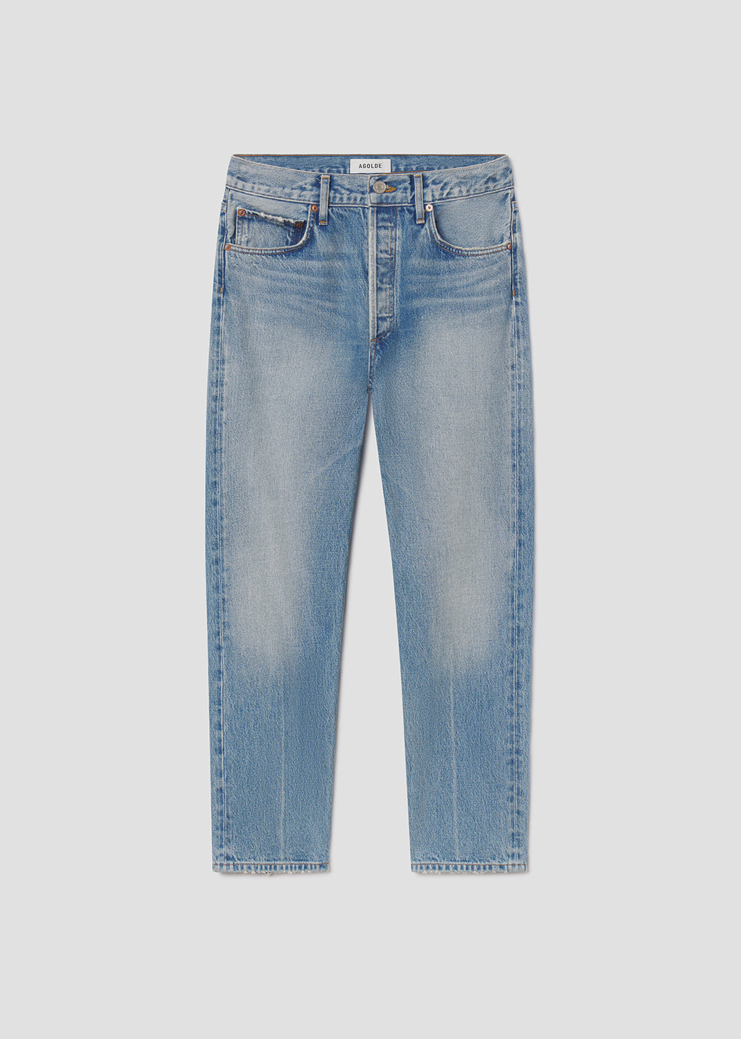 90's Crop Mid Rise Straight in Vault